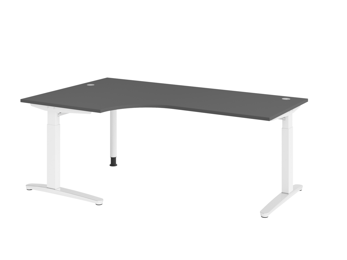 Schreibtisch XB82 C-Fuß 200x120cm 90°