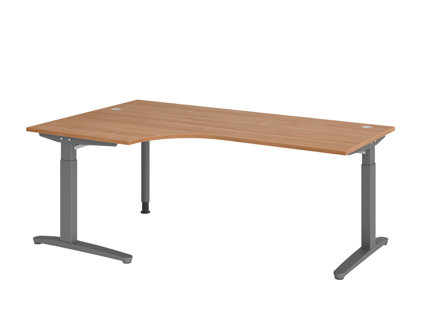 Schreibtisch XB82 C-Fuß 200x120cm 90°