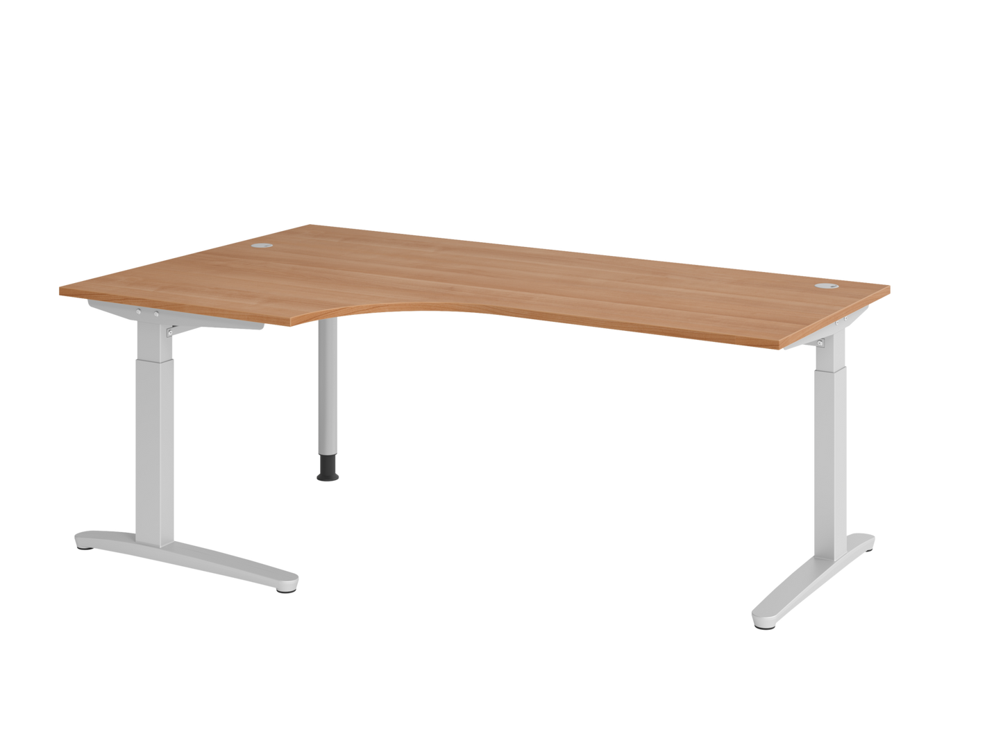 Schreibtisch XB82 C-Fuß 200x120cm 90°