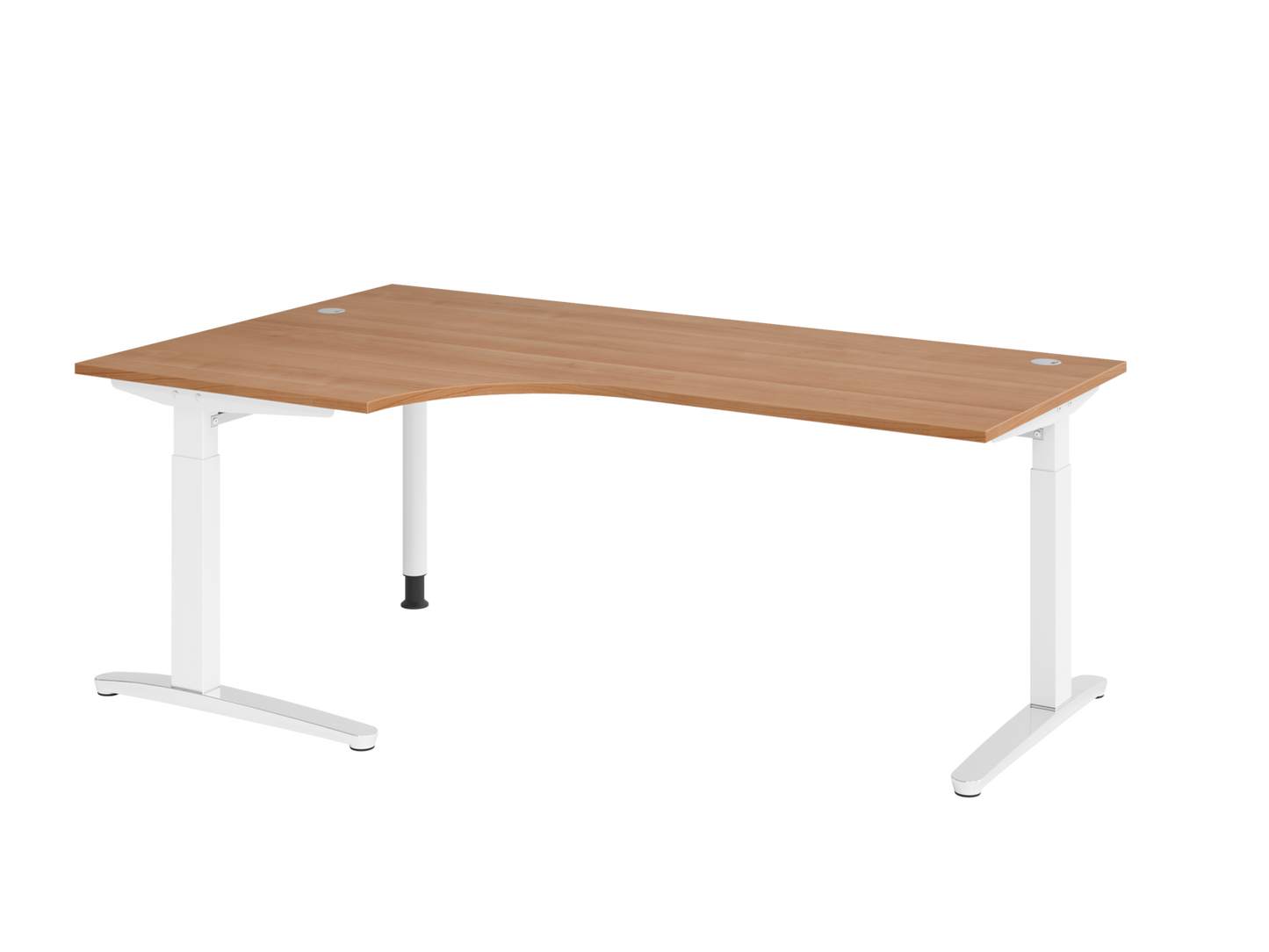Schreibtisch XB82 C-Fuß 200x120cm 90°