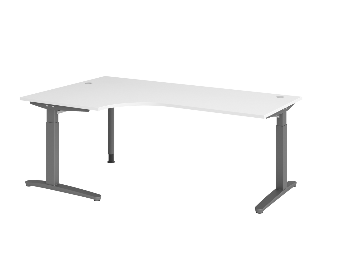 Schreibtisch XB82 C-Fuß 200x120cm 90°