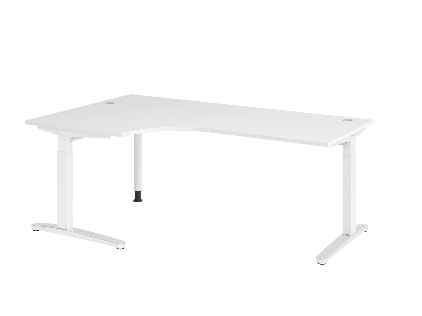 Schreibtisch XB82 C-Fuß 200x120cm 90°