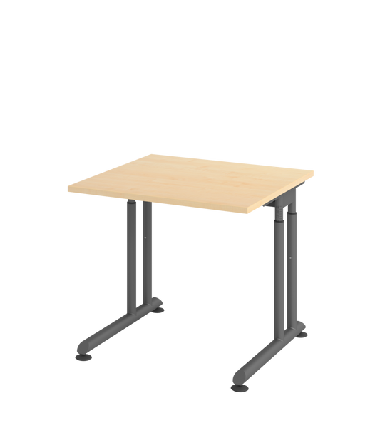 Schreibtisch ZS08 C-Fuß 80x80cm