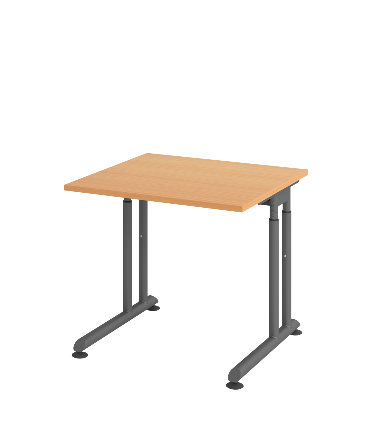 Schreibtisch ZS08 C-Fuß 80x80cm