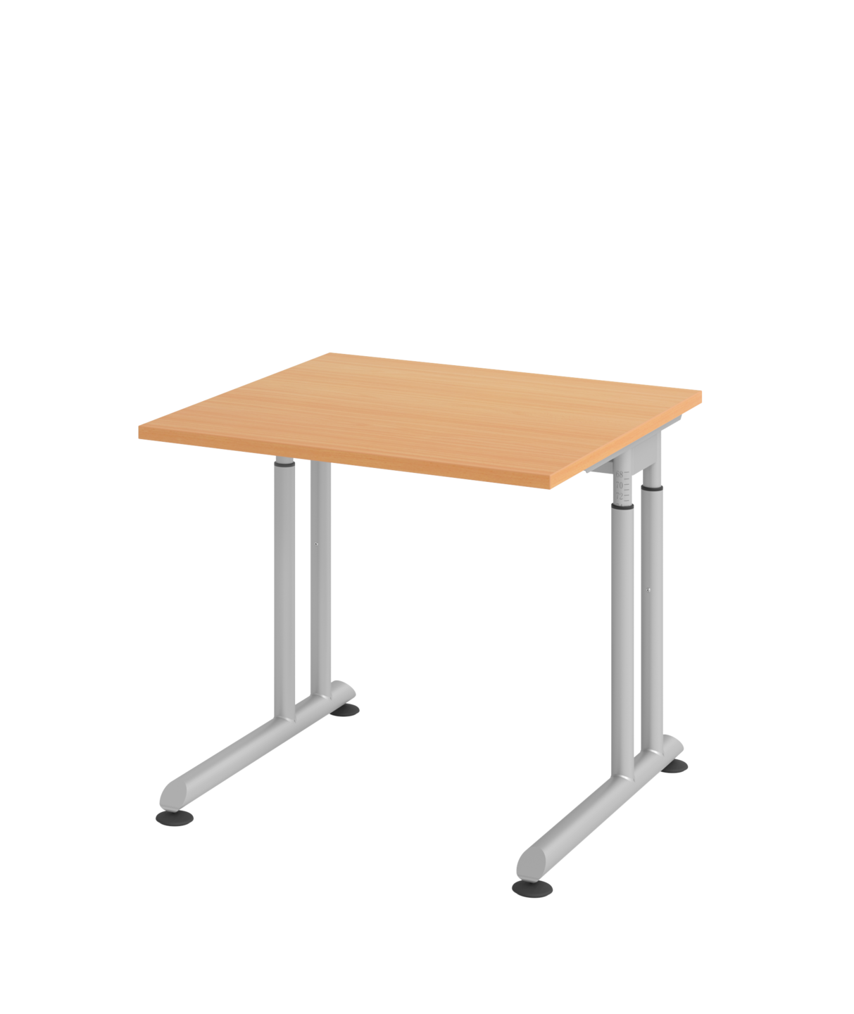 Schreibtisch ZS08 C-Fuß 80x80cm