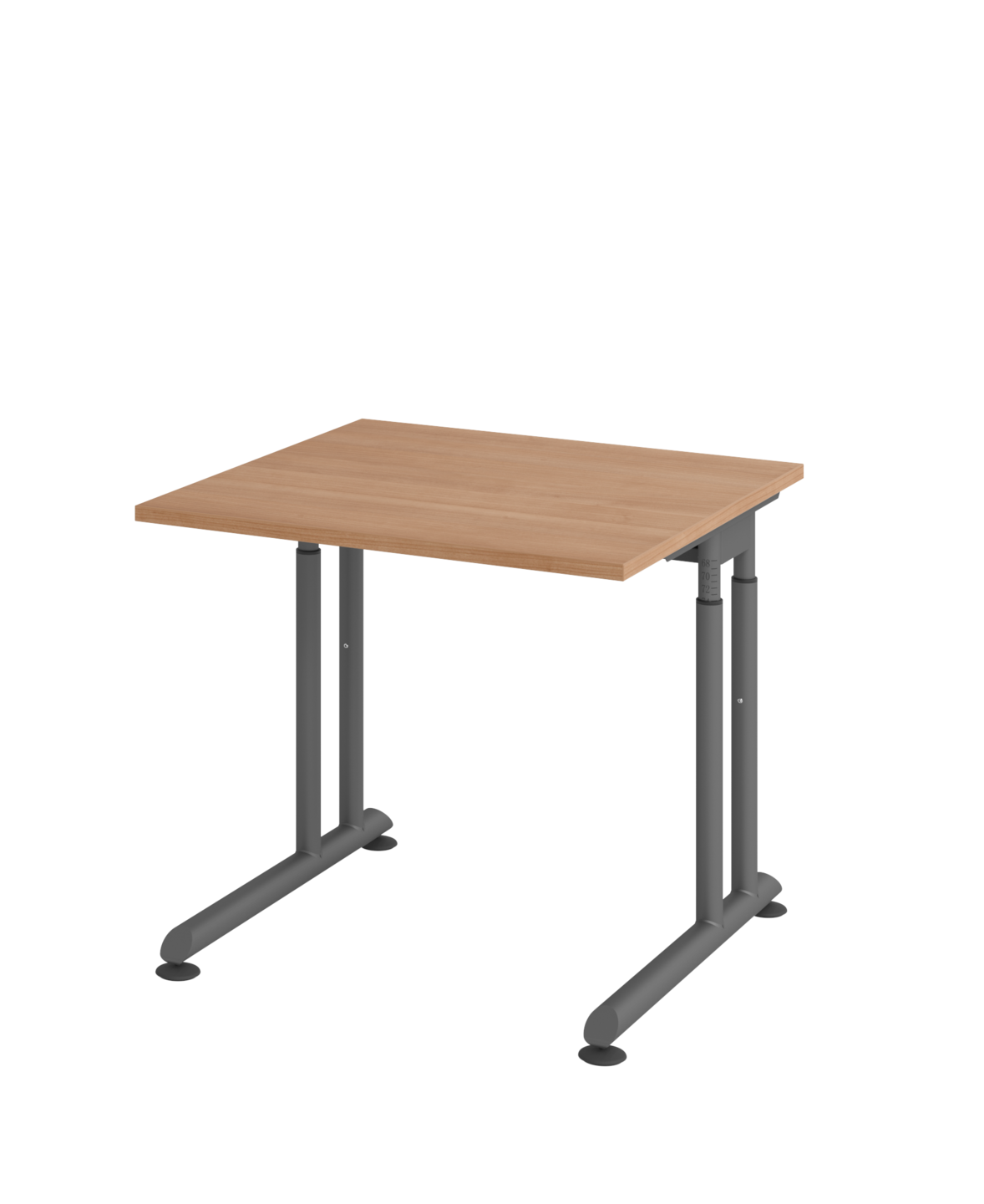Schreibtisch ZS08 C-Fuß 80x80cm