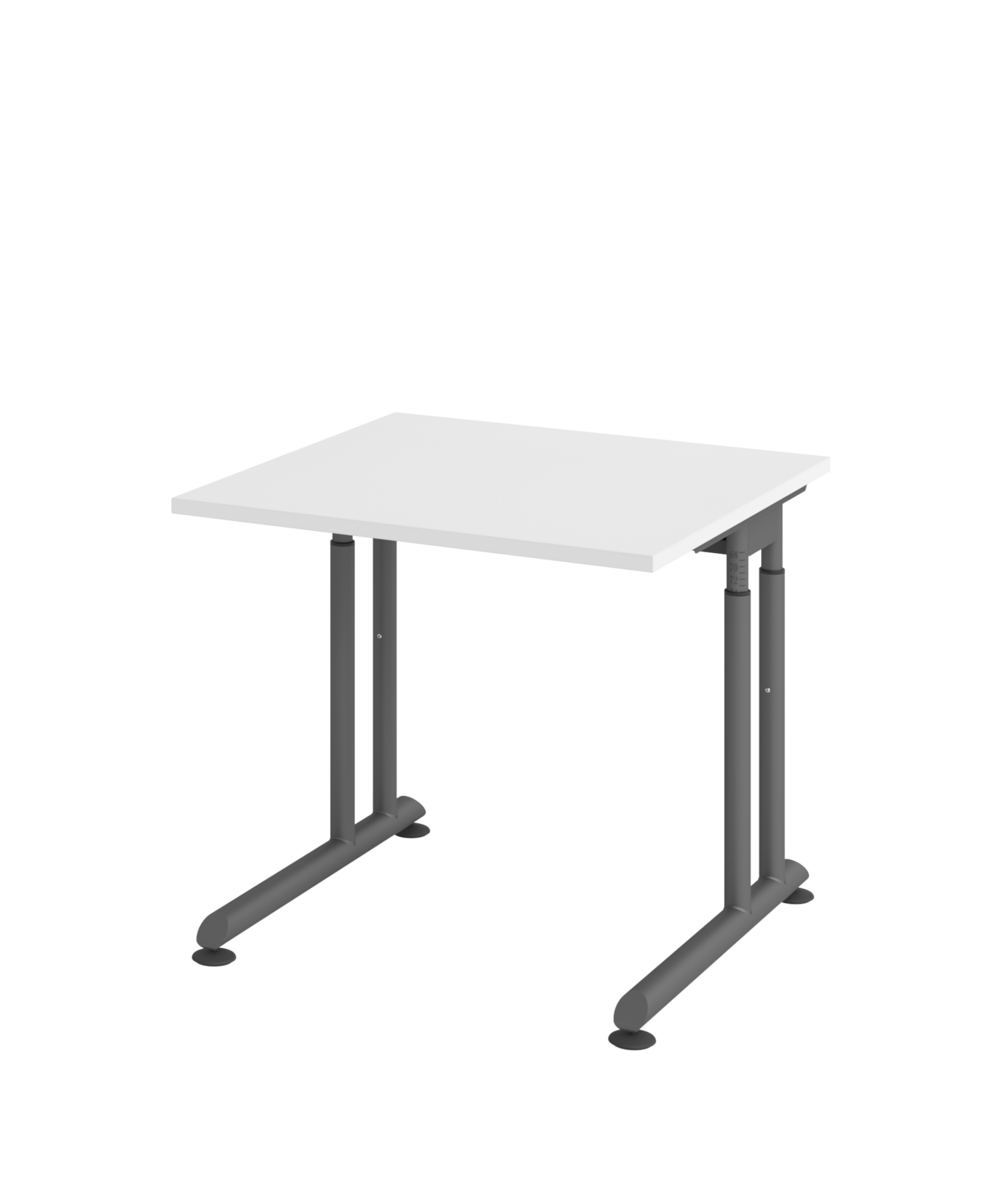 Schreibtisch ZS08 C-Fuß 80x80cm