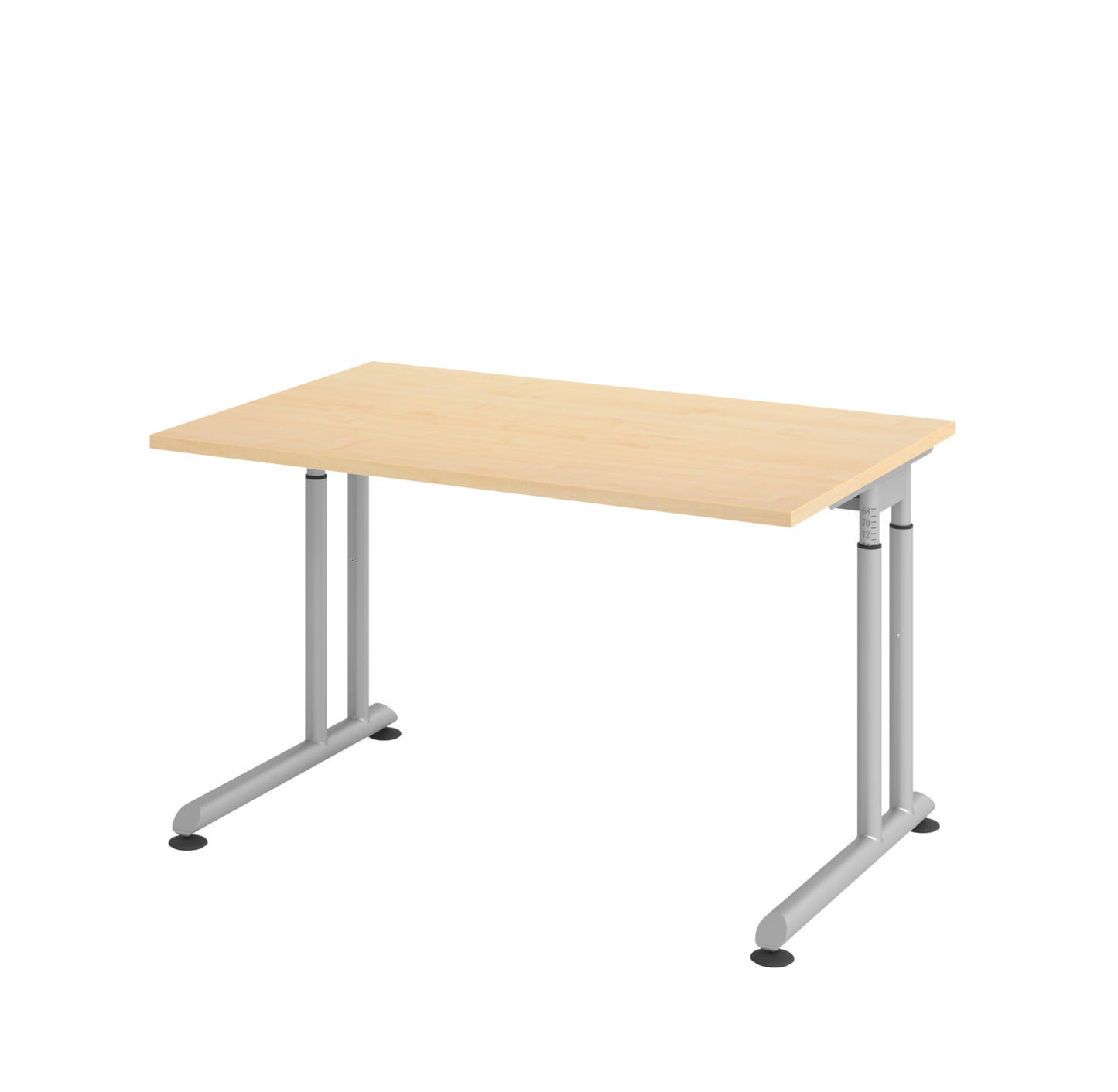 Schreibtisch ZS12 C-Fuß 120x80cm