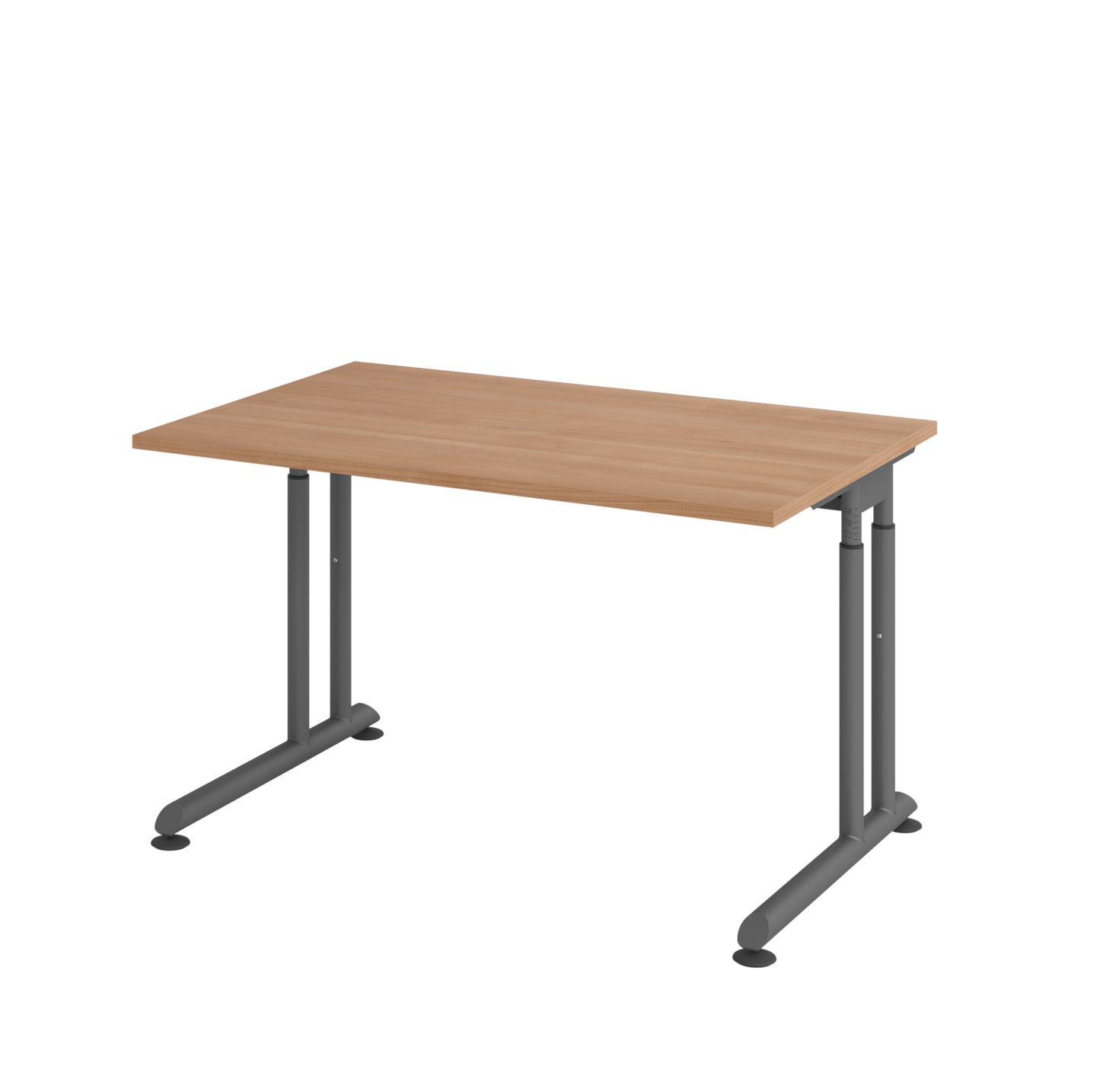 Schreibtisch ZS12 C-Fuß 120x80cm