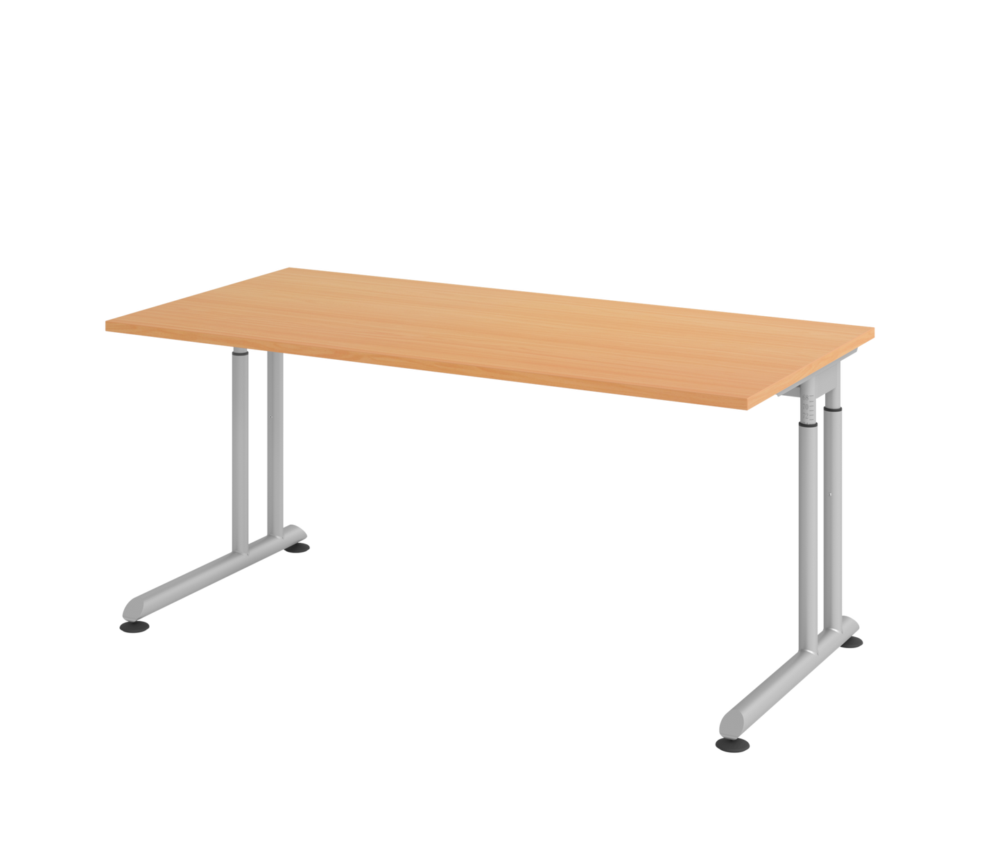 Schreibtisch ZS16 C-Fuß 160x80cm