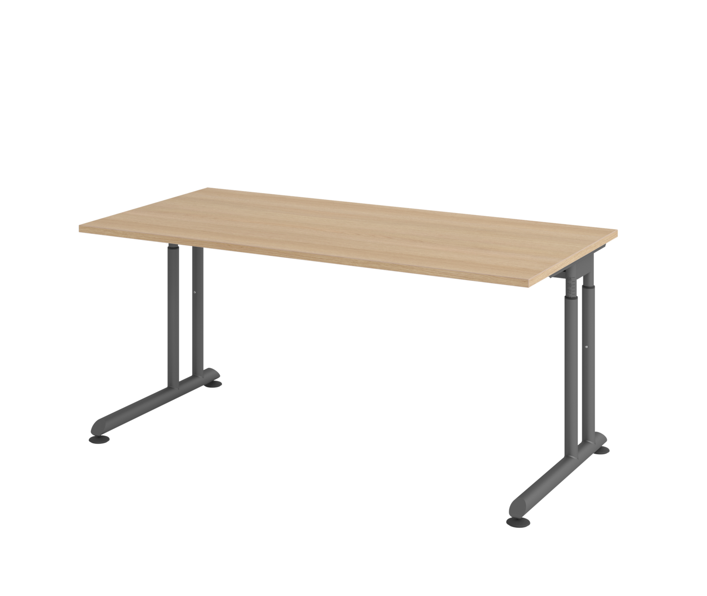 Schreibtisch ZS16 C-Fuß 160x80cm