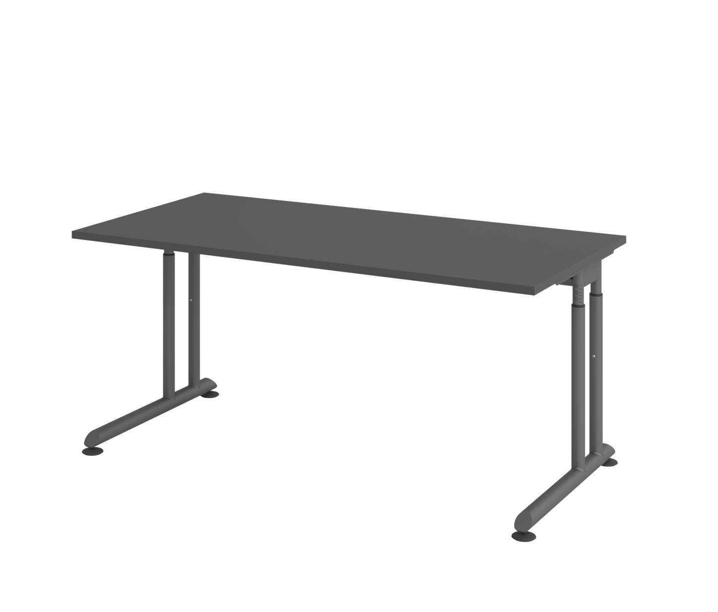 Schreibtisch ZS16 C-Fuß 160x80cm