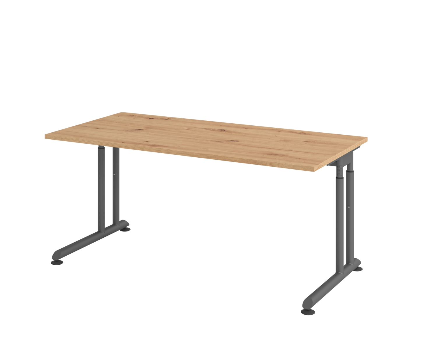 Schreibtisch ZS16 C-Fuß 160x80cm