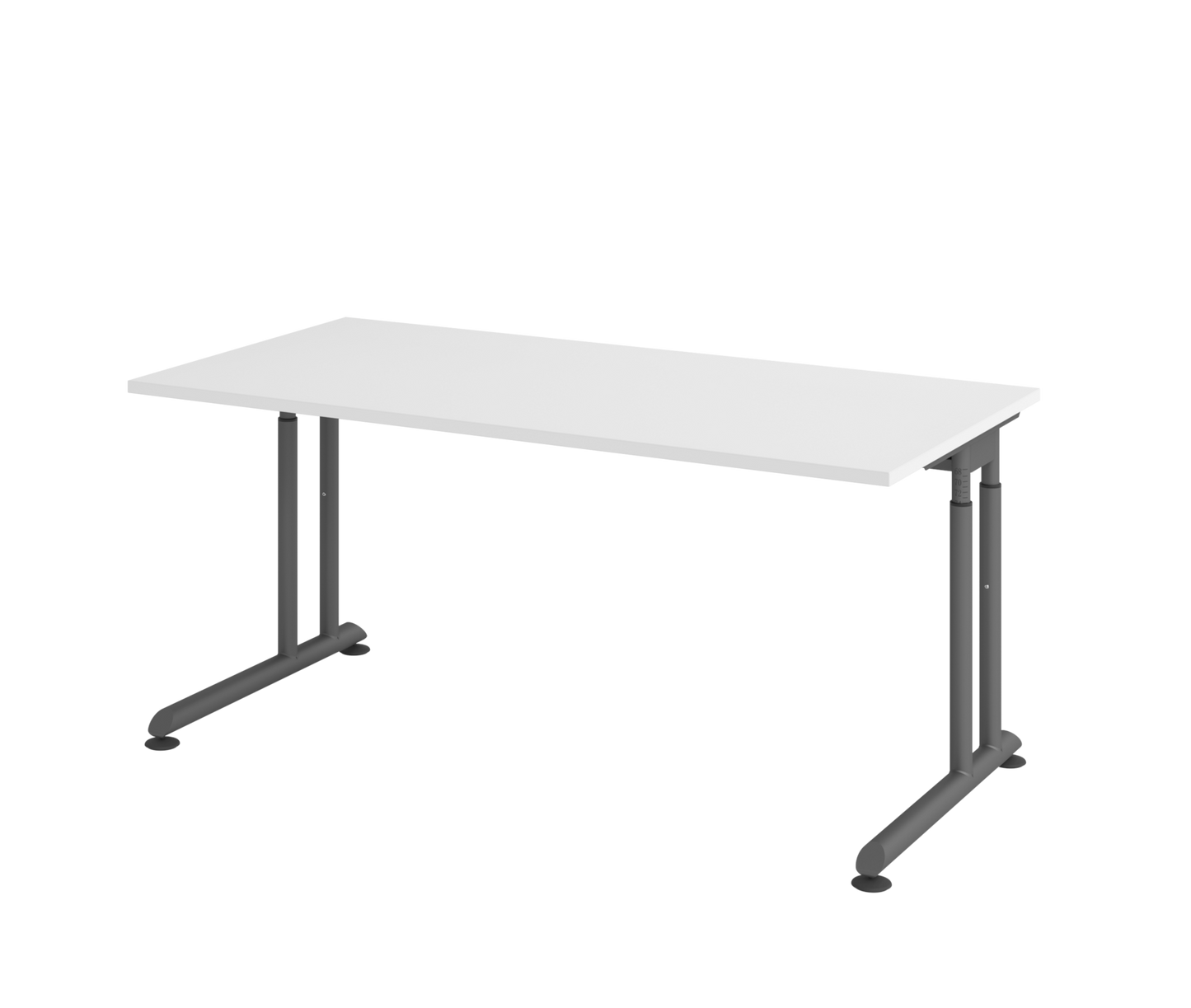 Schreibtisch ZS16 C-Fuß 160x80cm