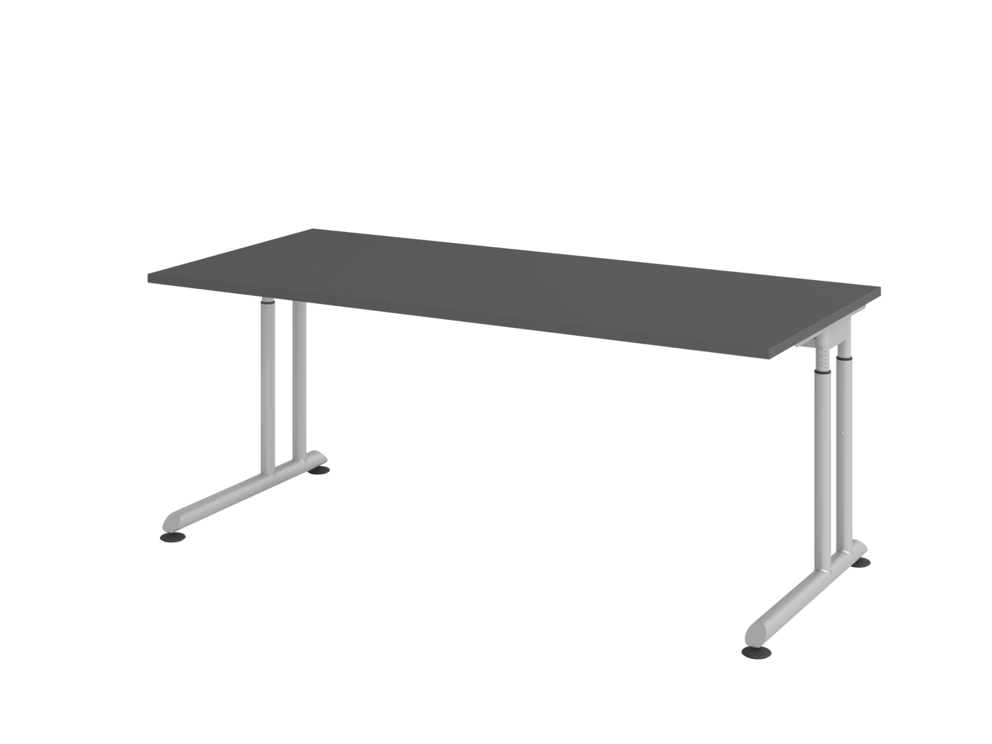 Schreibtisch ZS19 C-Fuß 180x80cm