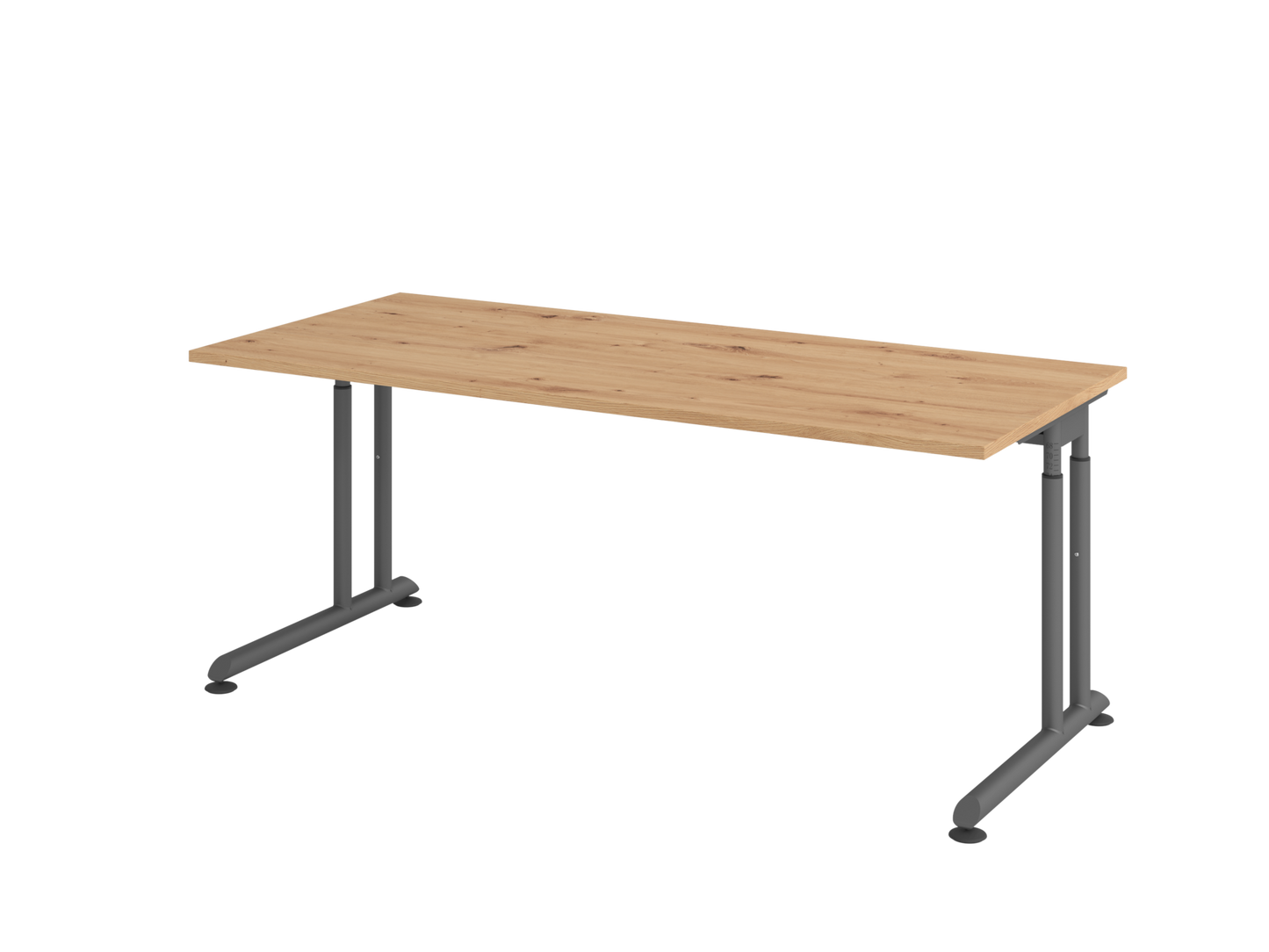 Schreibtisch ZS19 C-Fuß 180x80cm